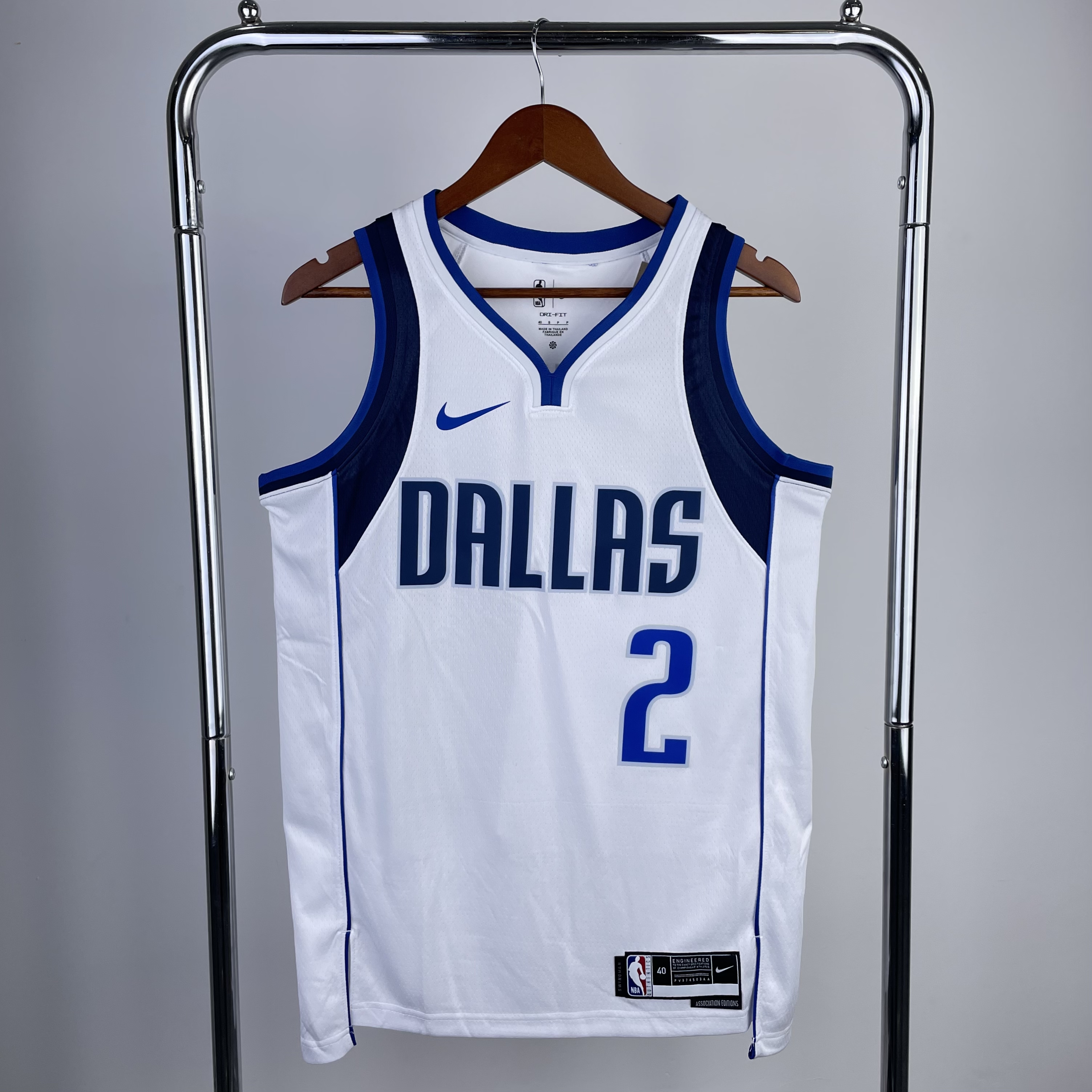 Men Dallas Mavericks #2 Irving White Season Nike 2023 NBA Jersey->dallas mavericks->NBA Jersey
